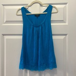 Express Tank Top with Lace Embellishments